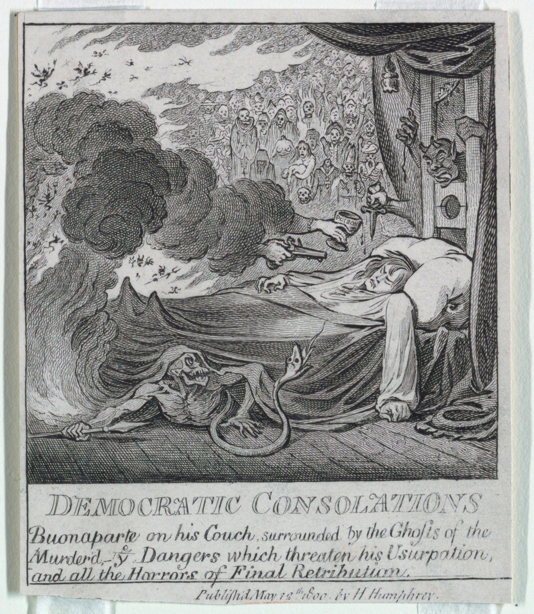 „Demokracja, czyli szkic autorstwa James Gillray