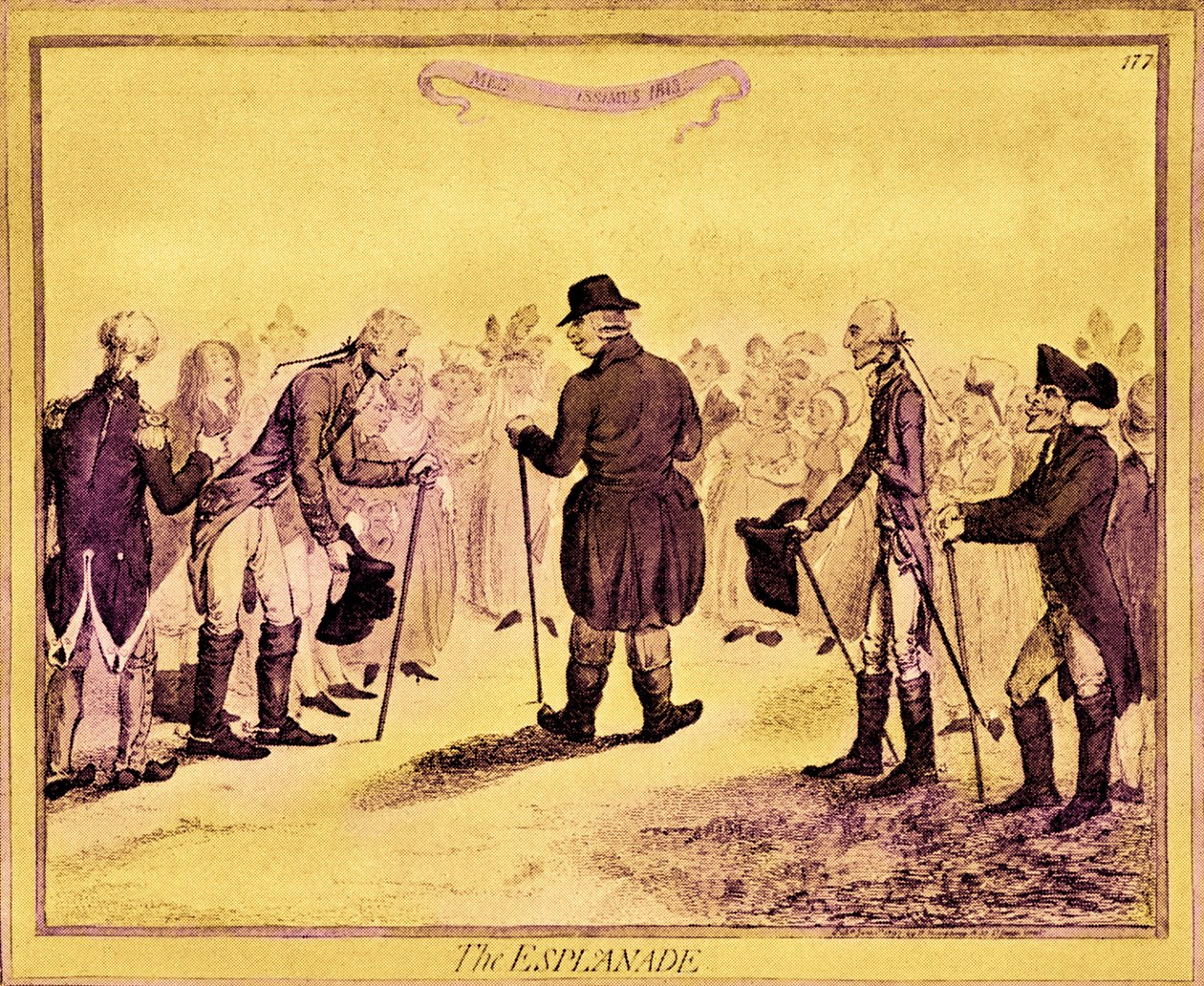 Jerzy III - karykatura autorstwa James Gillray
