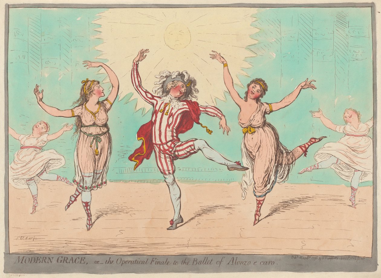Współczesna łaska autorstwa James Gillray
