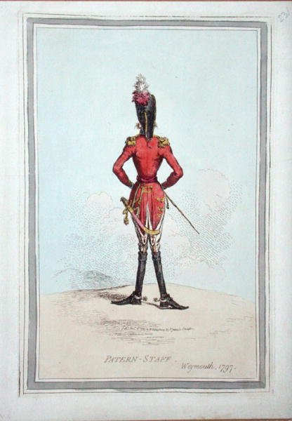 Pattern-Staff, wydana przez Hannah Humphrey w 1797 r. (akwaforta ręcznie kolorowana) autorstwa James Gillray