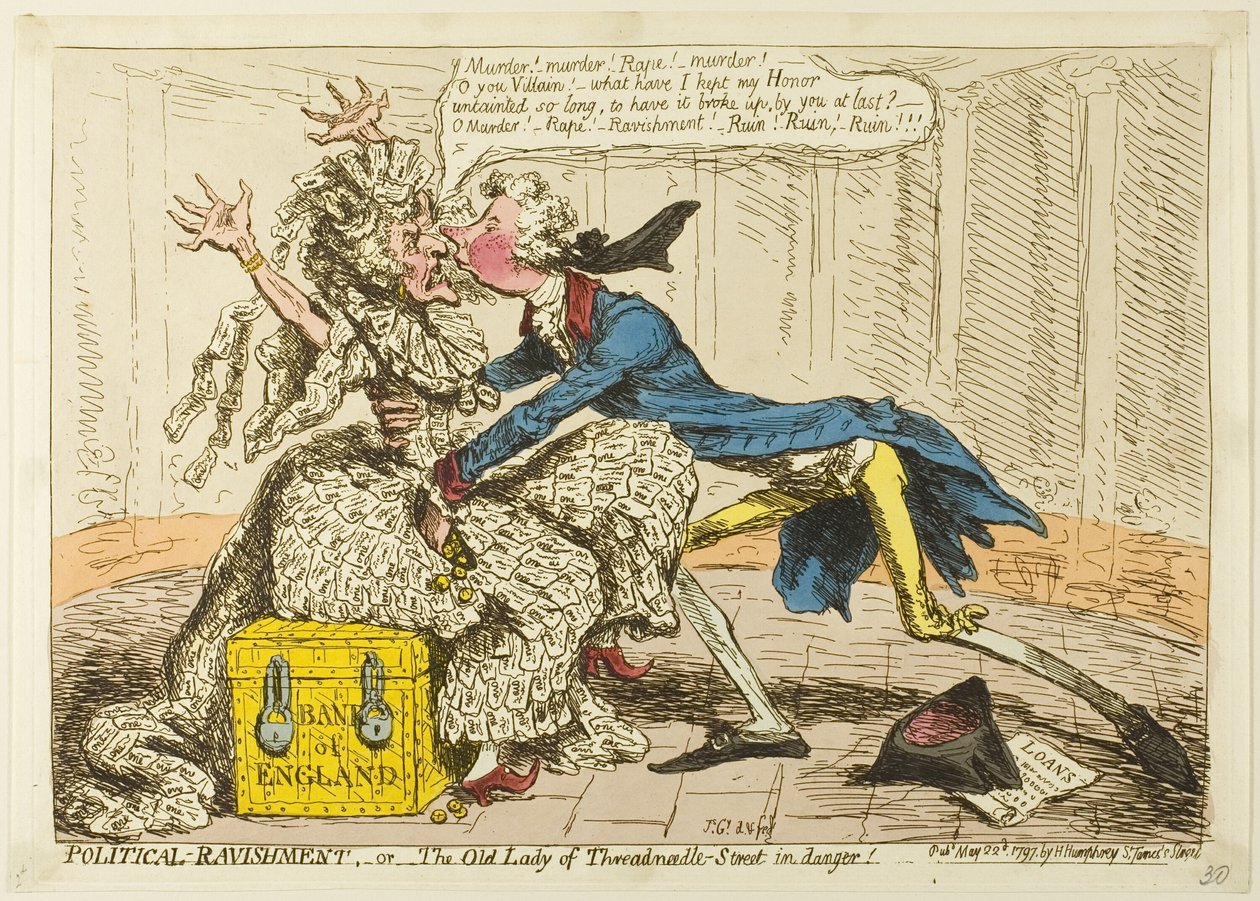 Zbawienie polityczne autorstwa James Gillray