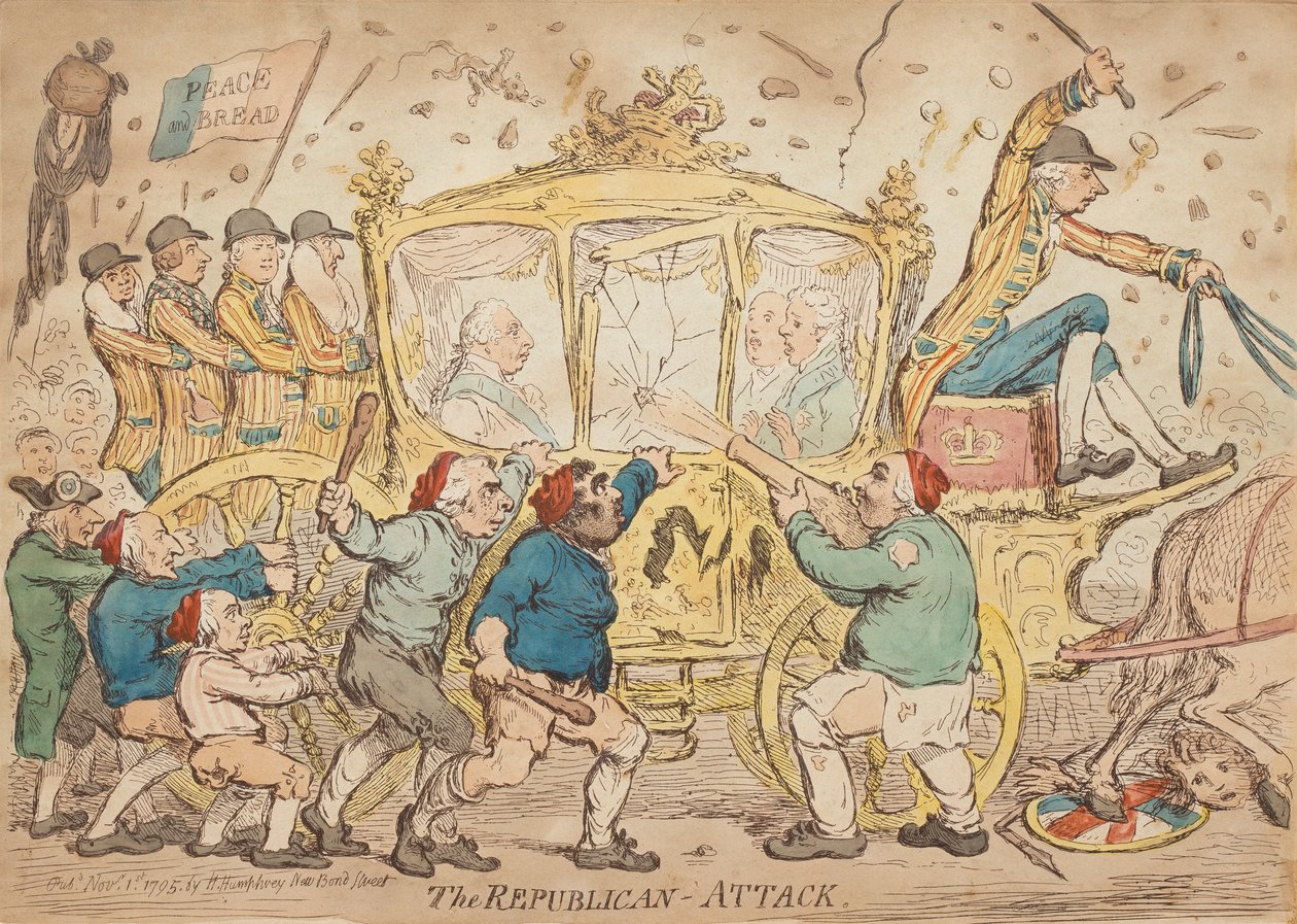 Atak Republikanów autorstwa James Gillray
