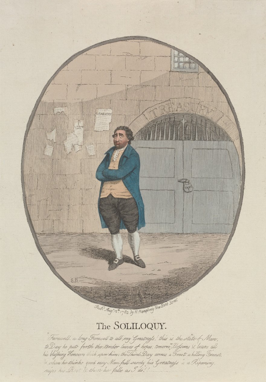 Monolog autorstwa James Gillray