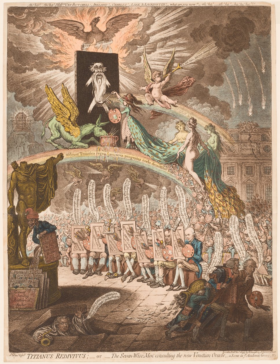 Tycjan z recyklingu autorstwa James Gillray