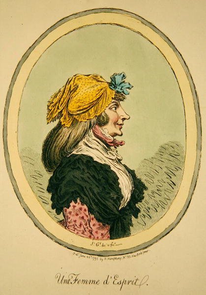 A Woman of the Spirit, wyd. Hannah Humphrey autorstwa James Gillray
