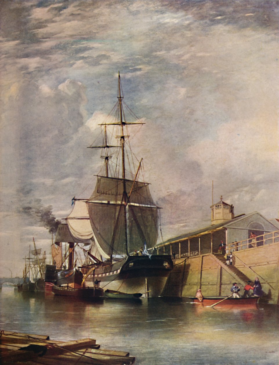 Port w Belfaście - Schody promowe, 1851, 1909. autorstwa James Glen Wilson