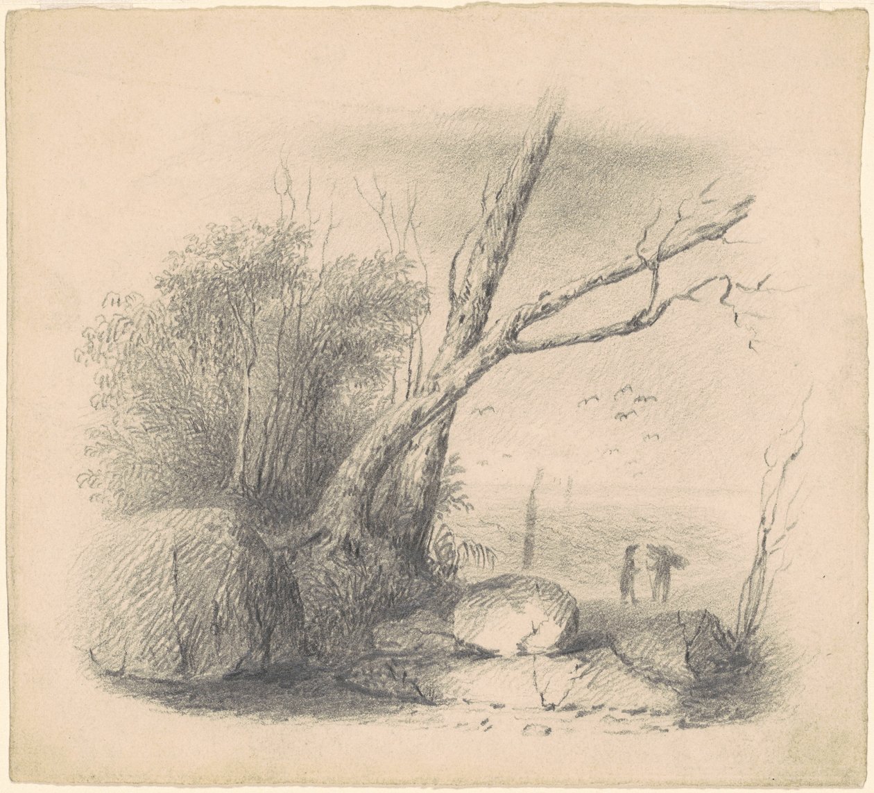 Figury nad brzegiem autorstwa James Goodwyn Clonney