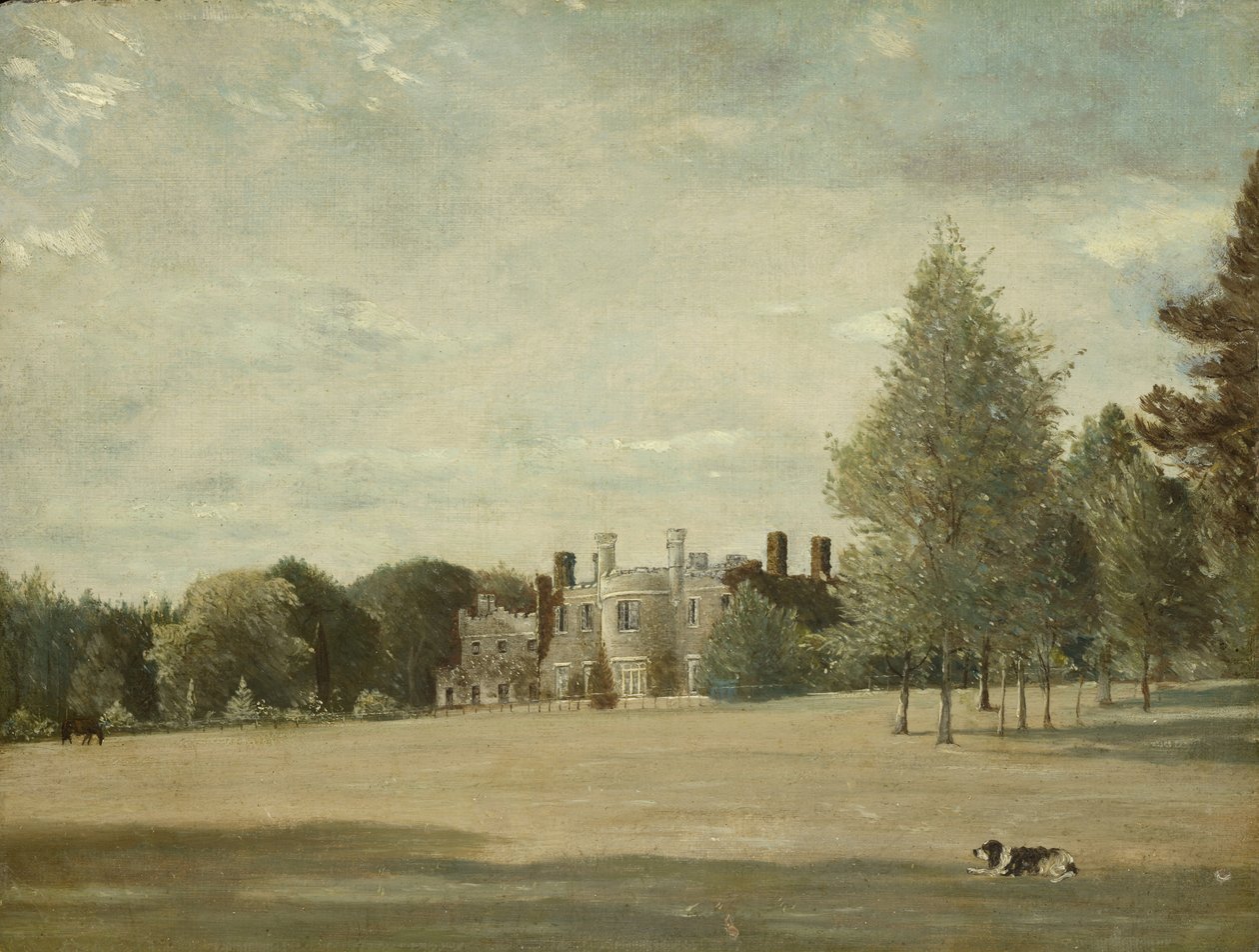 Lasy, Emsworth, Hampshire, ok. 1850 autorstwa James Gubbins Archer Burton