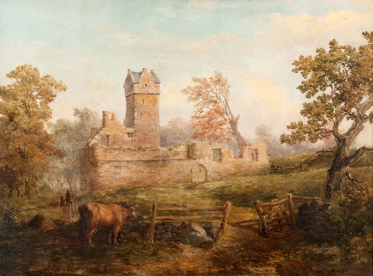 Główny Zamek autorstwa James Gustavus Hope Spindler