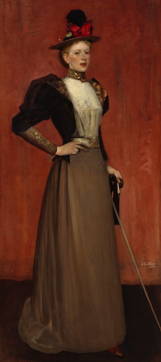 Maggie Hamilton (Pani A.N. Paterson) (olej na płótnie) autorstwa James Guthrie