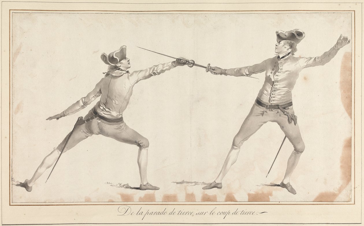 Z Parry of Tierce, na Coup de Tierce autorstwa James Gwin