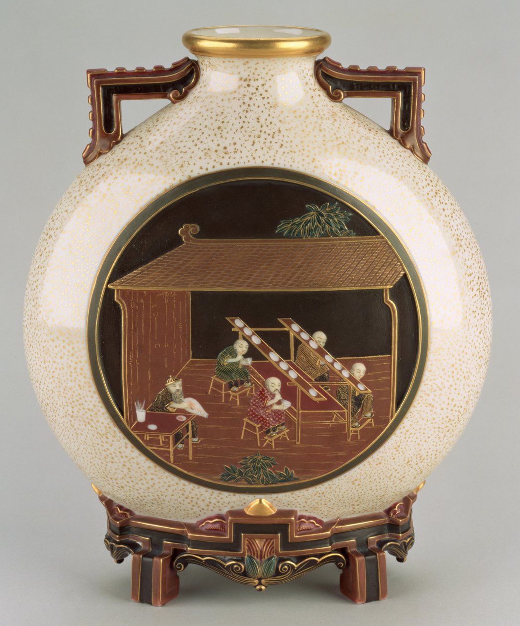 Wazon „Malowanie wyrobów”, Worcester Royal Porcelain Company Ltd autorstwa James Hadley