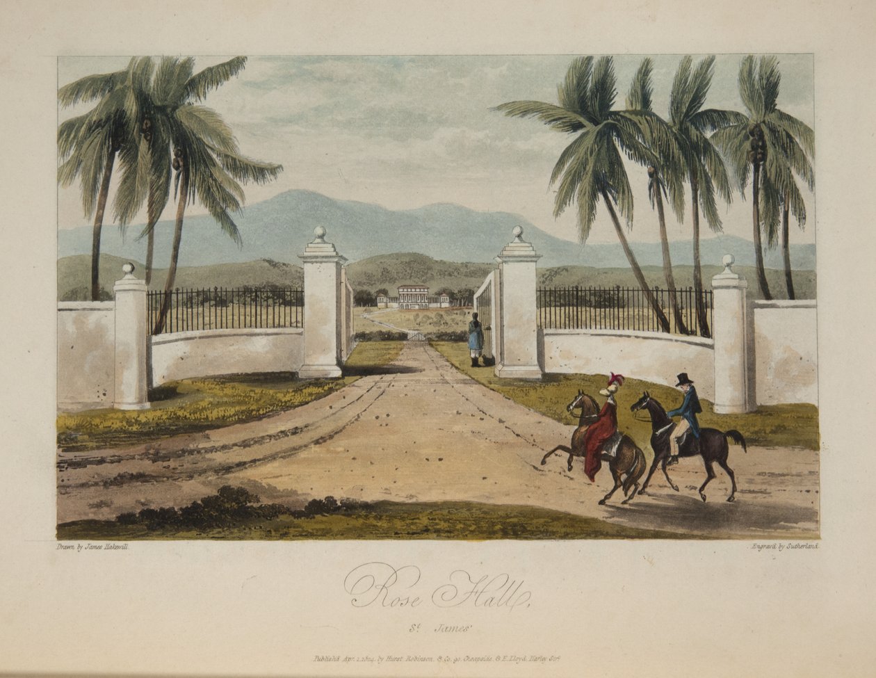 Rose Hall autorstwa James Hakewill