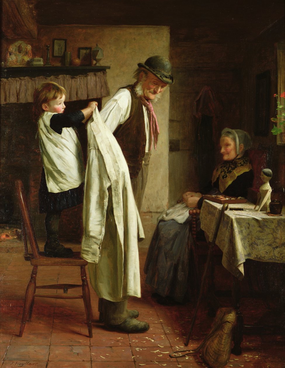 Pomocna dłoń autorstwa James Hayllar