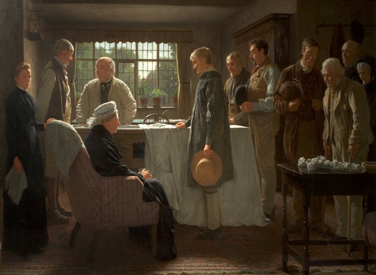 Stary Mistrz, 1883 autorstwa James Hayllar