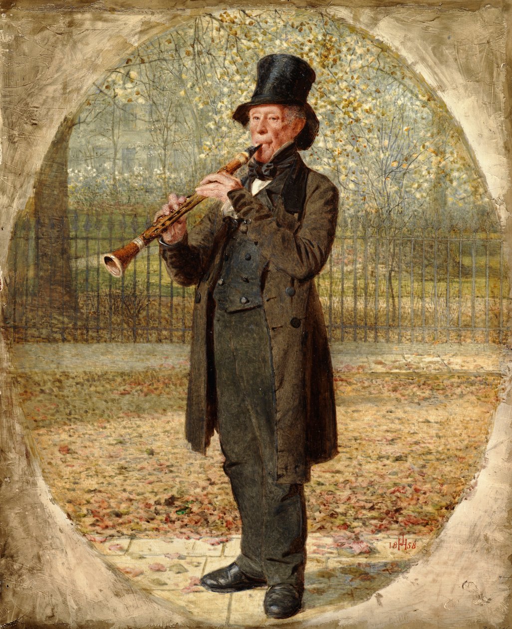 Wędrowny minstrel, 1858 autorstwa James Hayllar