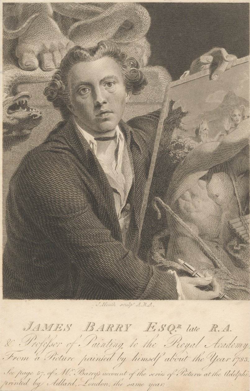 Pan James Barry autorstwa James Heath
