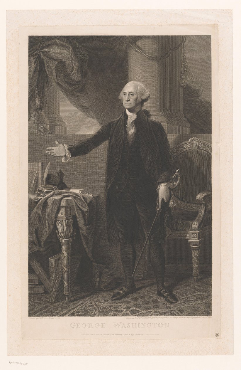 Portret Jerzego Waszyngtona autorstwa James Heath