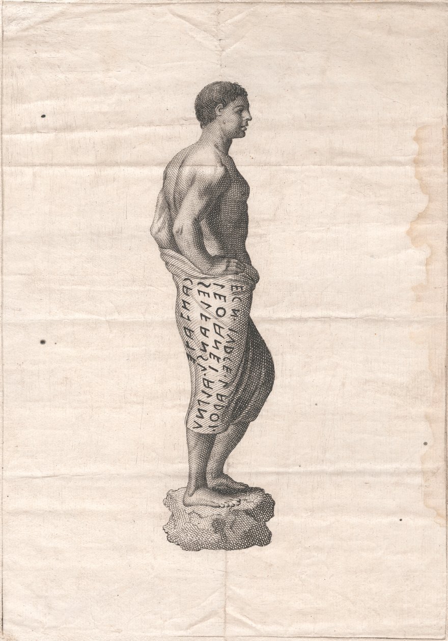 Posąg mężczyzny autorstwa James Heath
