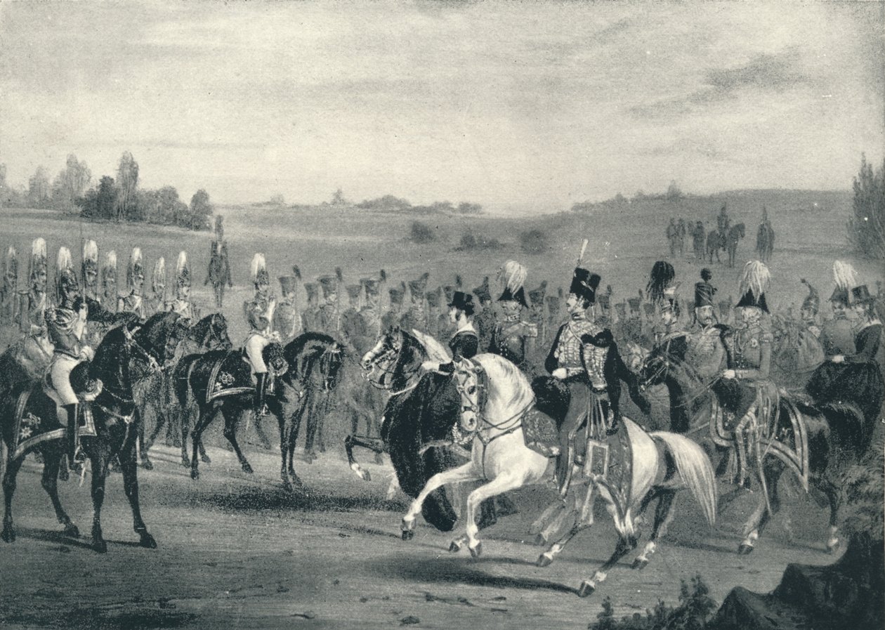 Przegląd 1st Life Guards i 8th Hussars, 4 czerwca 1842, 1842 1909 autorstwa James Henry Lynch
