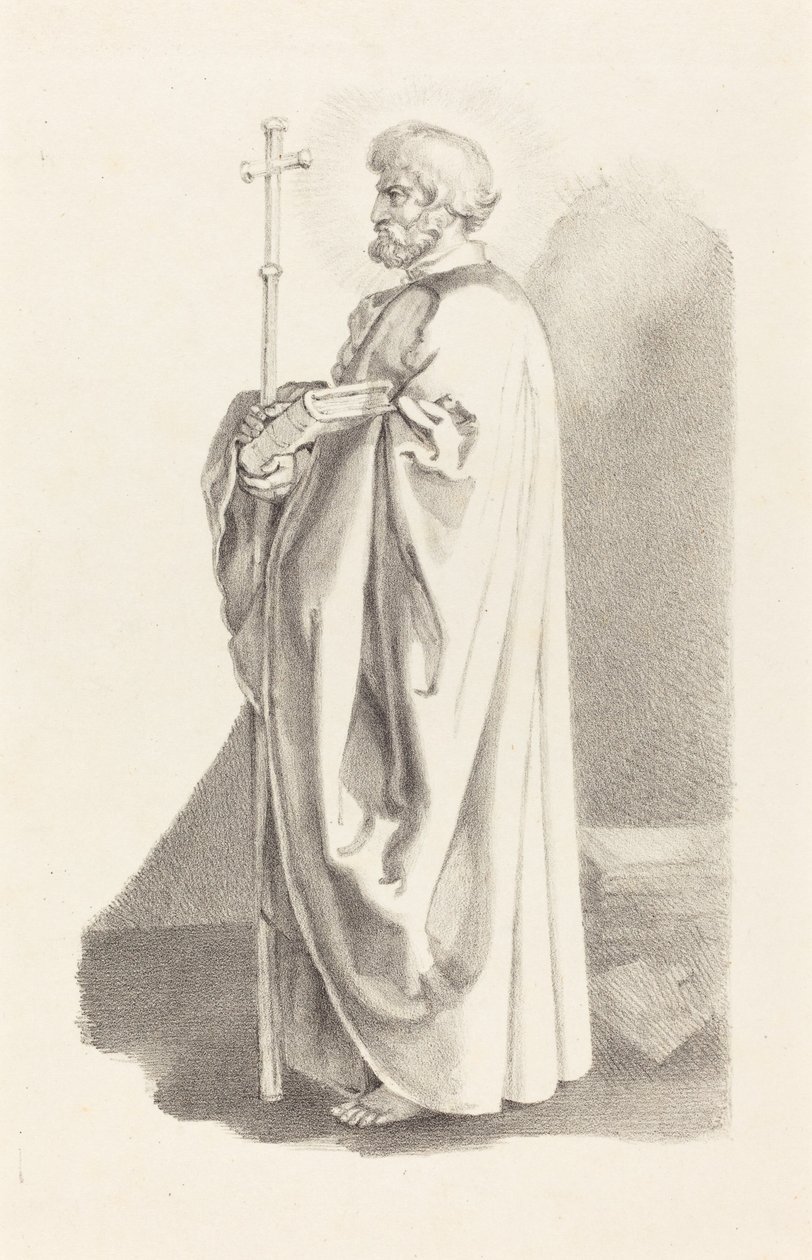 Apostoł od Alberta [sic] Durer autorstwa James Henry Lynch after John Flaxman