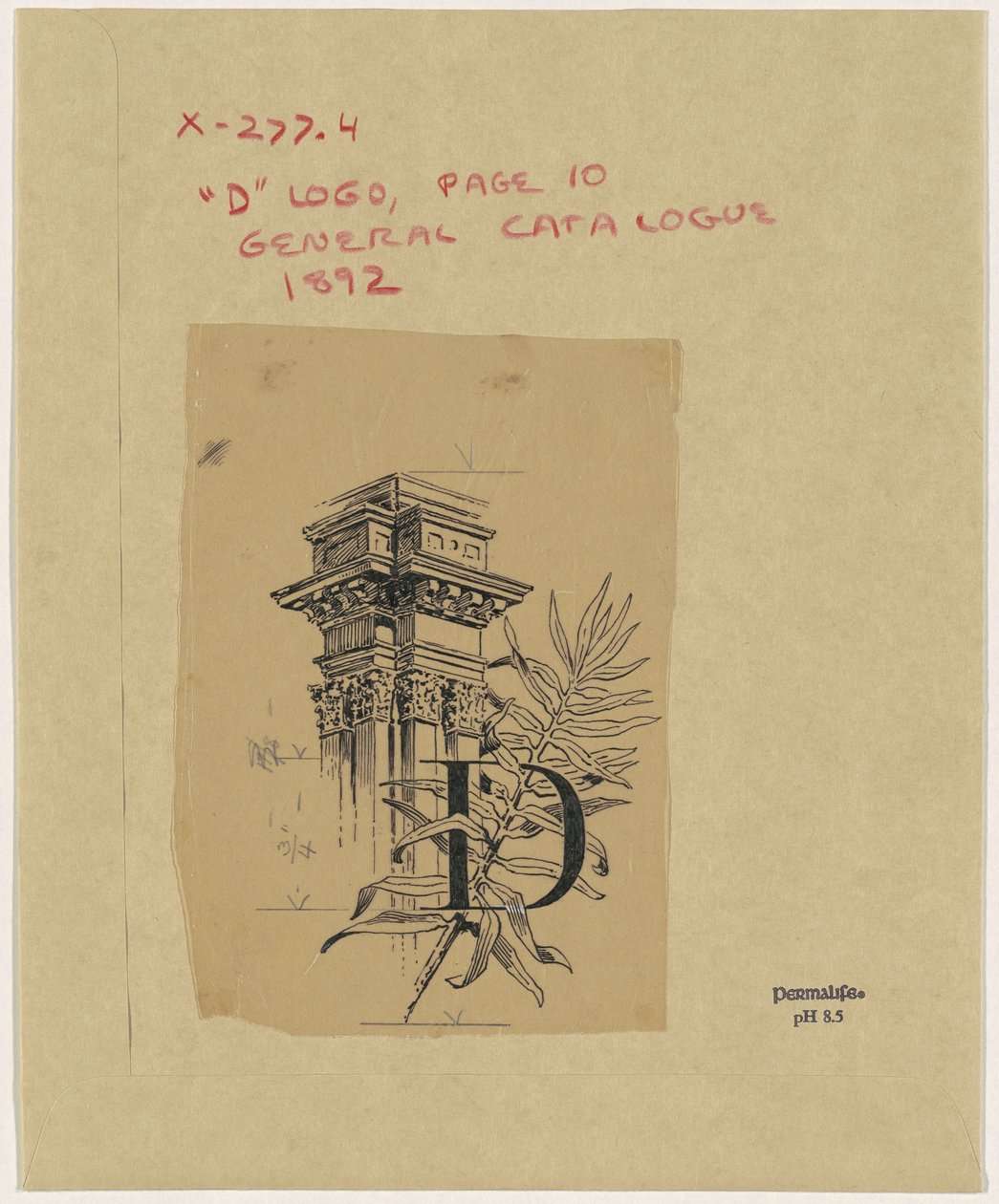 Opis budynku autorstwa James Henry Moser