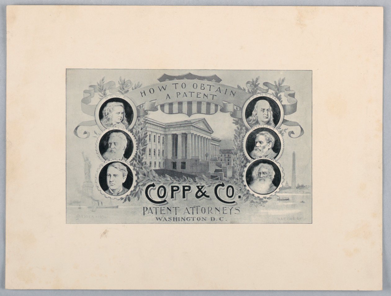 Grawerowanie półtonowe: Jak uzyskać patent, Copp & Co. Patent Attorneys, Washington, DC autorstwa James Henry Moser