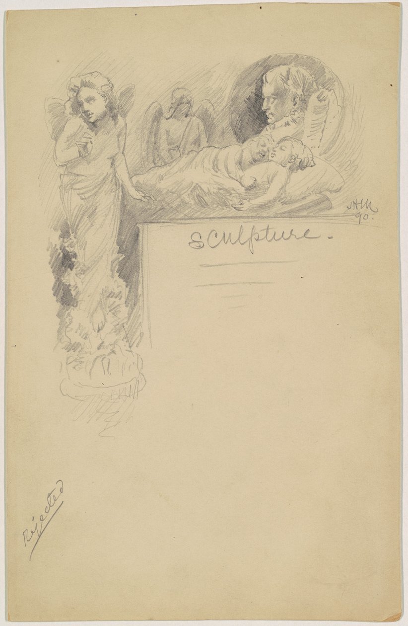 Studium do „Rzeźby” autorstwa James Henry Moser