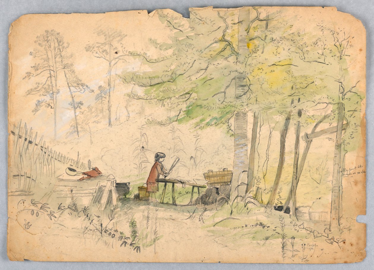 Obóz leśny autorstwa James Henry Moser