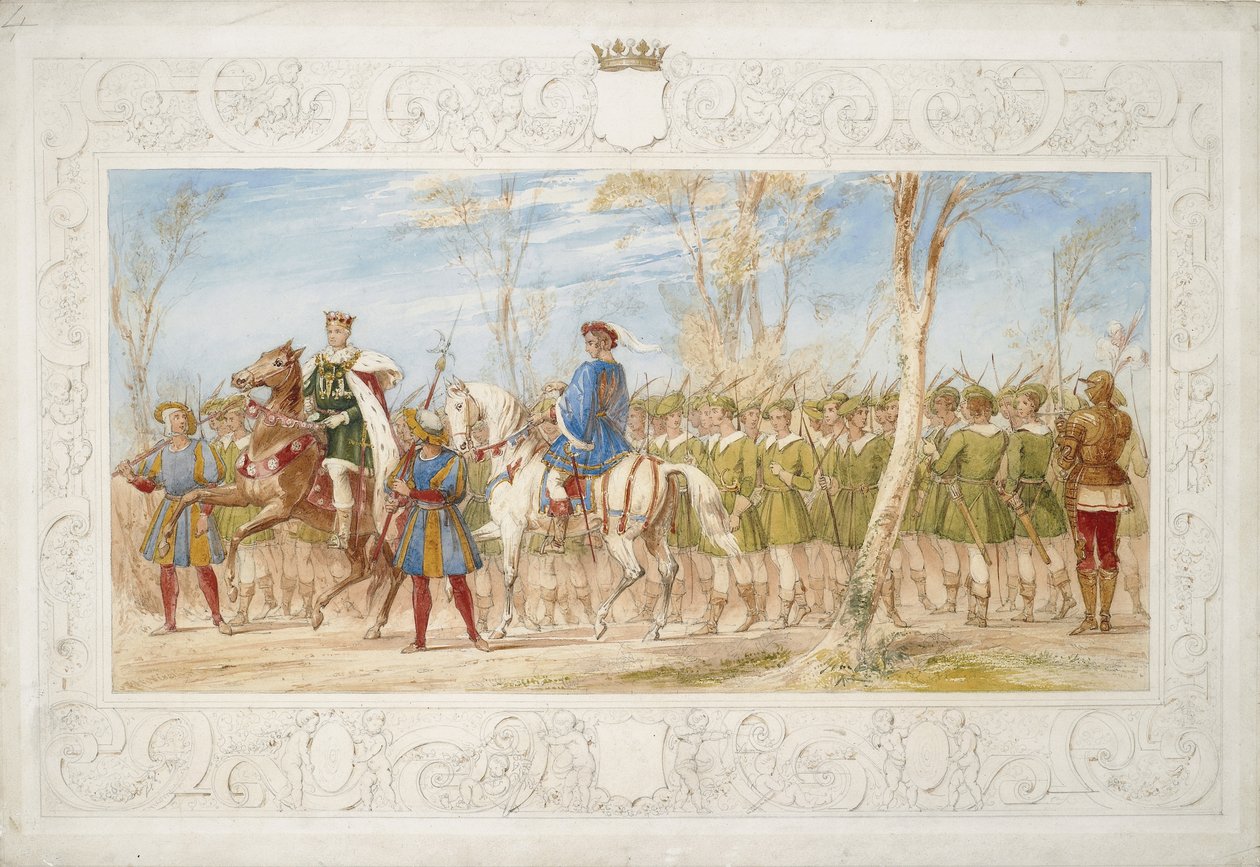 Marquis of Londonderry, król turnieju autorstwa James Henry Nixon