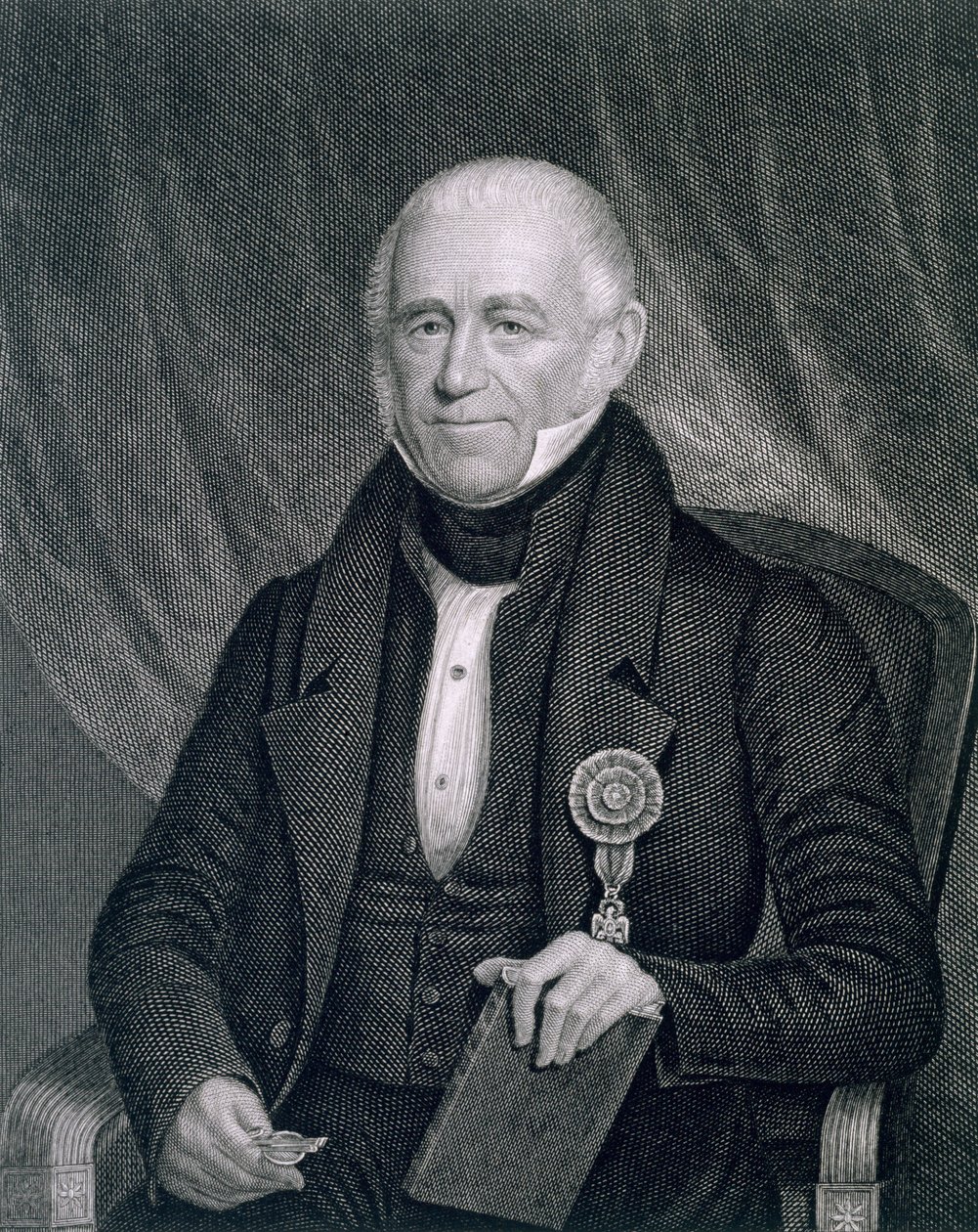 Morgan Lewis, ryty przez Ashera Browna Duranda (1796-1886) i Johna Wesleya Paradise (1809-62) autorstwa James Herring