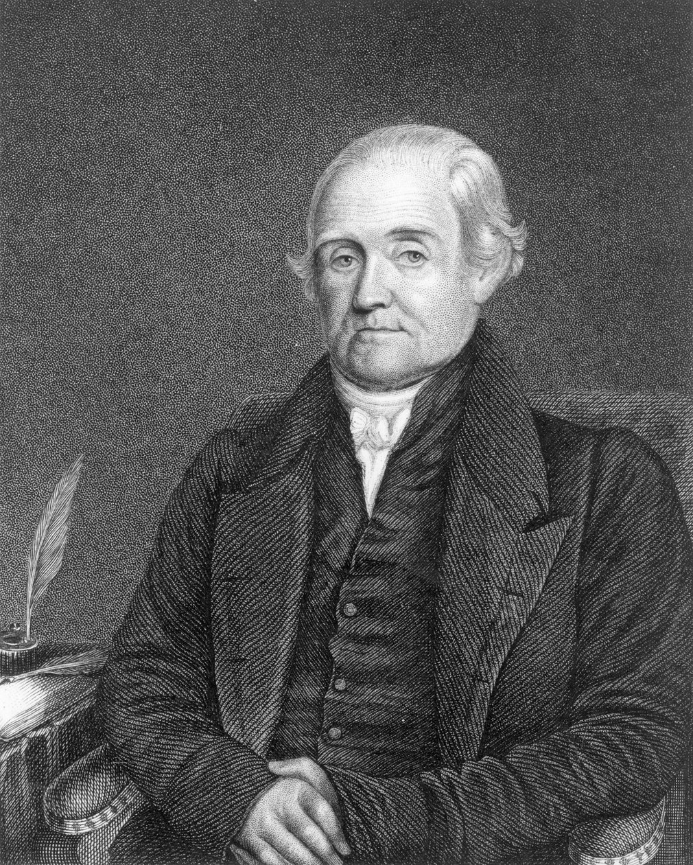 Noah Webster (1758-1843) grawerowany przez G. Parkera autorstwa James Herring
