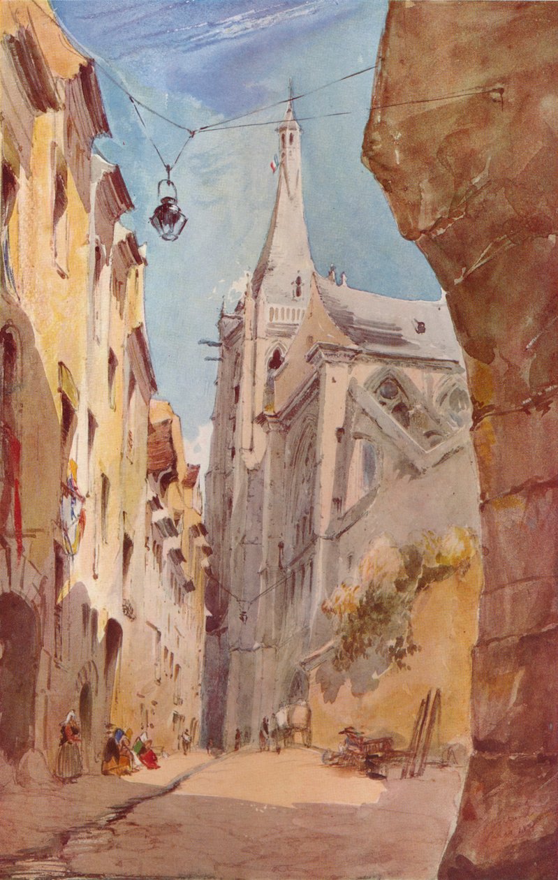 Kościół św. Severina, Paryż, XIX w. autorstwa James Holland
