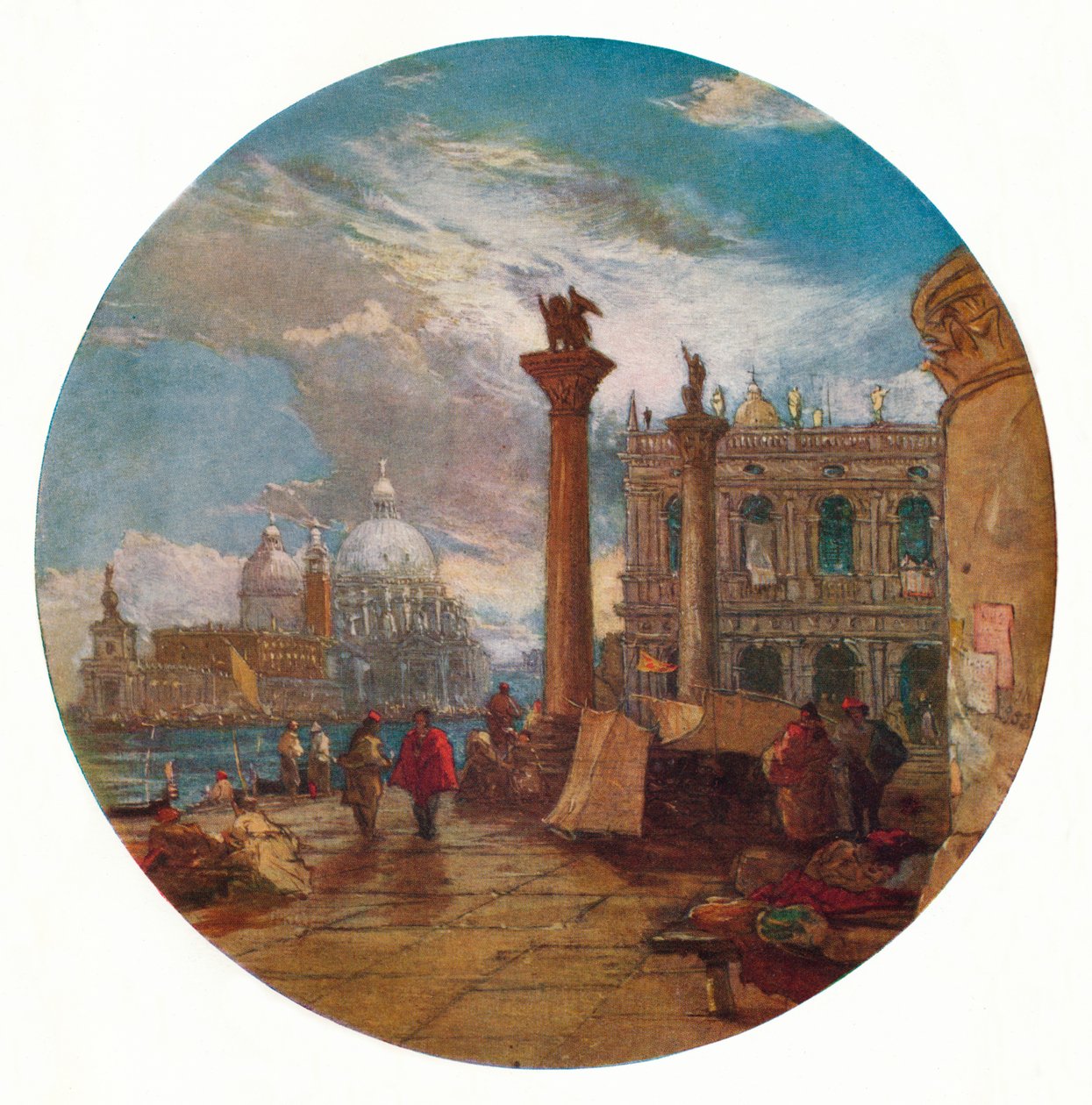 Widok w Wenecji, ok. 1853 r. autorstwa James Holland