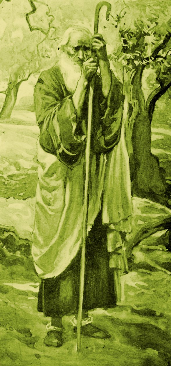 Abdiasz autorstwa J James Tissot - Biblia autorstwa James Jacques Joseph (after) Tissot