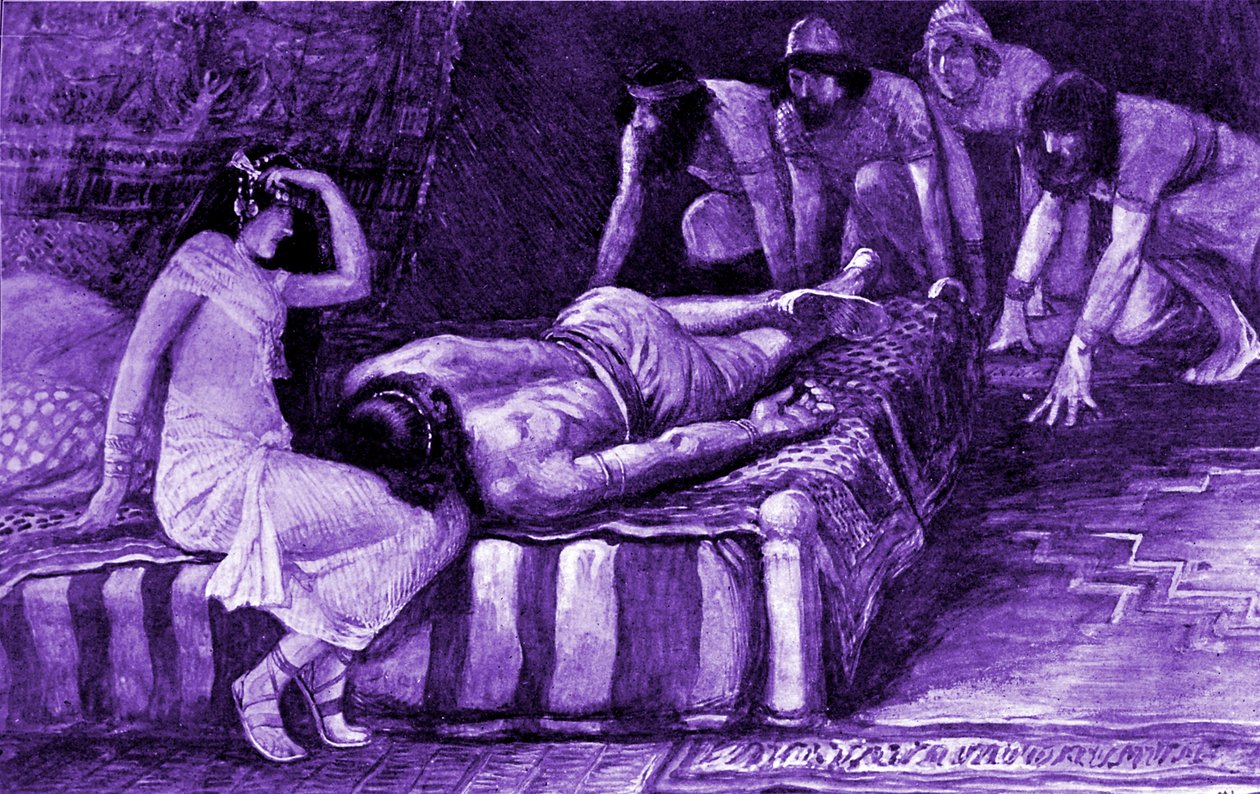 „Samson jest więźniem” J James Tissot – Biblia autorstwa James Jacques Joseph (after) Tissot