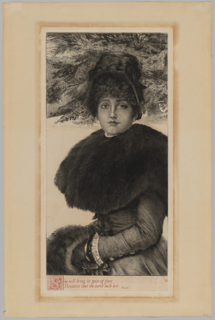 Zimowy spacer autorstwa James Jacques Joseph Tissot