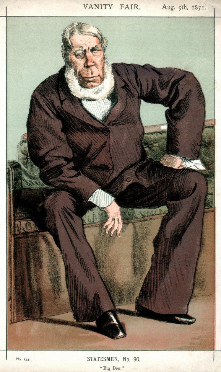 Big Ben George Bentinck, brytyjski polityk, 1871. autorstwa James Jacques Joseph Tissot
