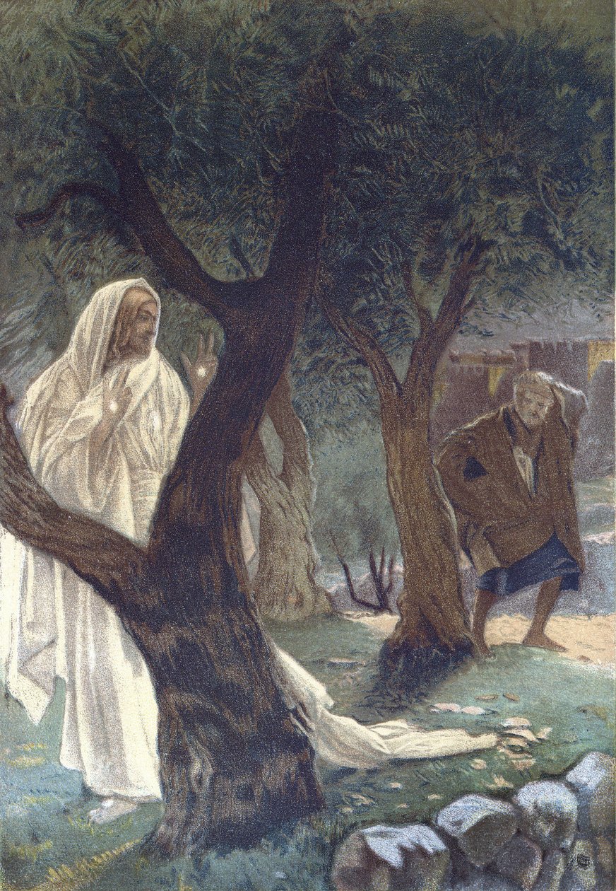 Chrystus ukazujący się św. Piotrowi – Chrystus ukazujący się św. (1836-1902) autorstwa James Jacques Joseph Tissot