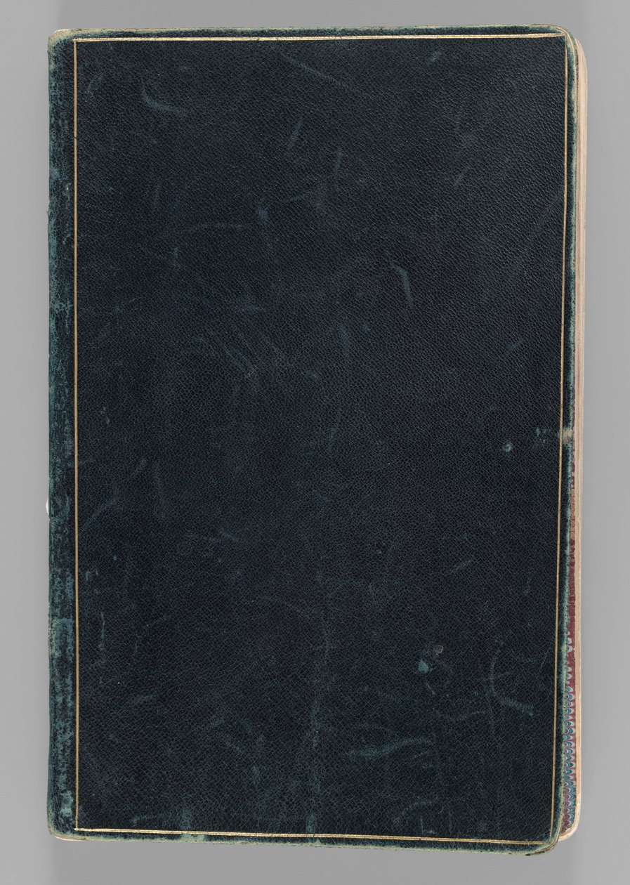 Okładka albumu Szkice do Życia Pana Naszego Jezusa Chrystusa, koniec lat osiemdziesiątych XIX wieku (oprawa skórzana, grafit i wash na papierze) autorstwa James Jacques Joseph Tissot