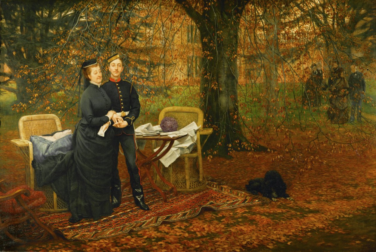 Cesarzowa Eugenia, wdowa po Napleonie III autorstwa James Jacques Joseph Tissot