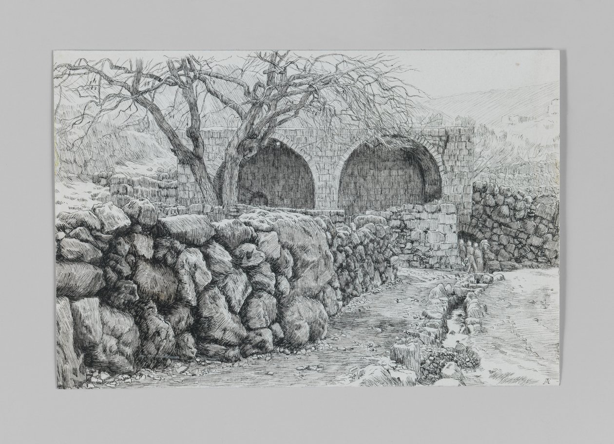 Fontanna Dziewicy w Ain-Karim, ilustracja z Życia naszego Pana Jezusa Chrystusa autorstwa James Jacques Joseph Tissot
