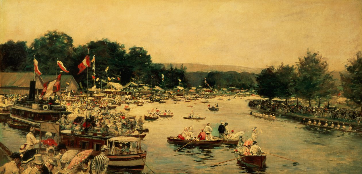 Regaty Henley, c.1877 autorstwa James Jacques Joseph Tissot