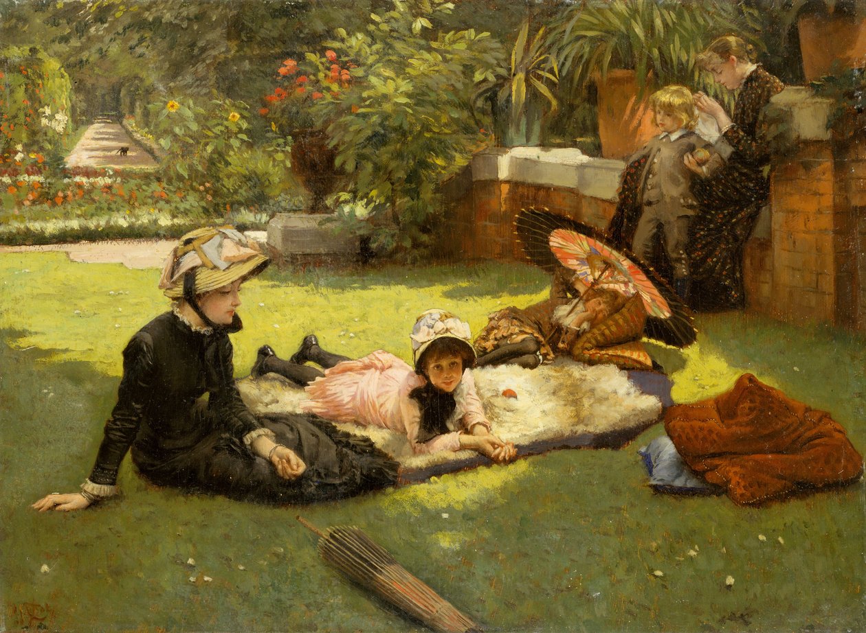 W pełnym słońcu W pełnym słońcu, ca. 1881. autorstwa James Jacques Joseph Tissot