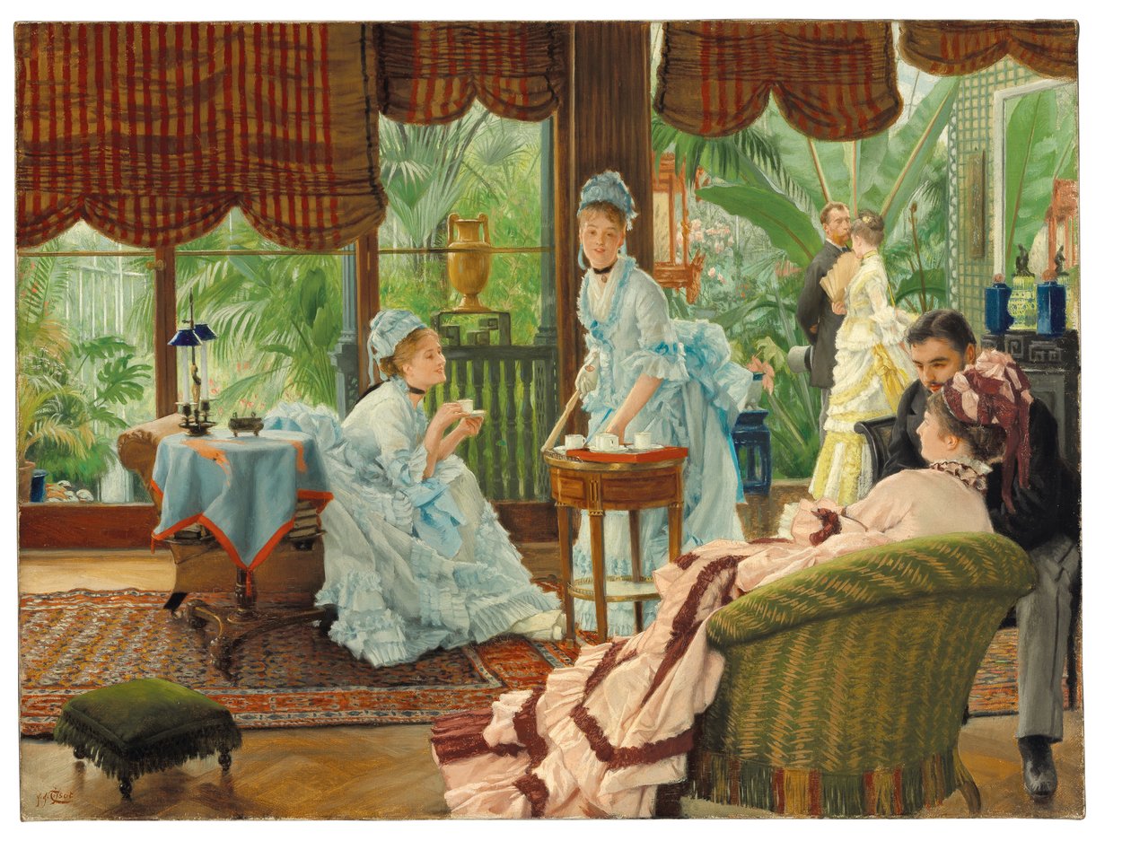 W Konserwatorium autorstwa James Jacques Joseph Tissot