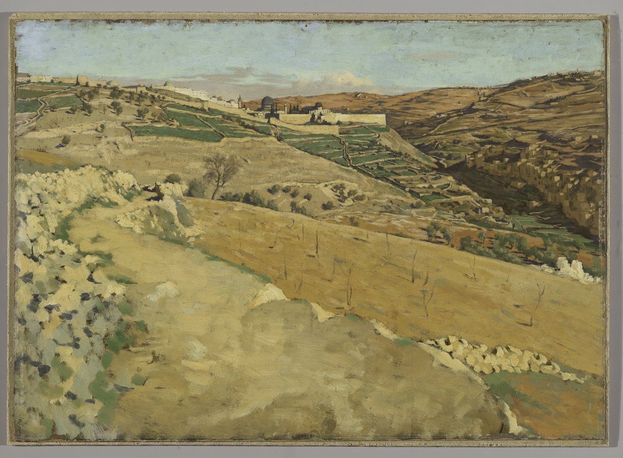 Jerozolima i Siloam, South Side, ilustracja z „Życia naszego Pana Jezusa Chrystusa” (olej na pokładzie) autorstwa James Jacques Joseph Tissot