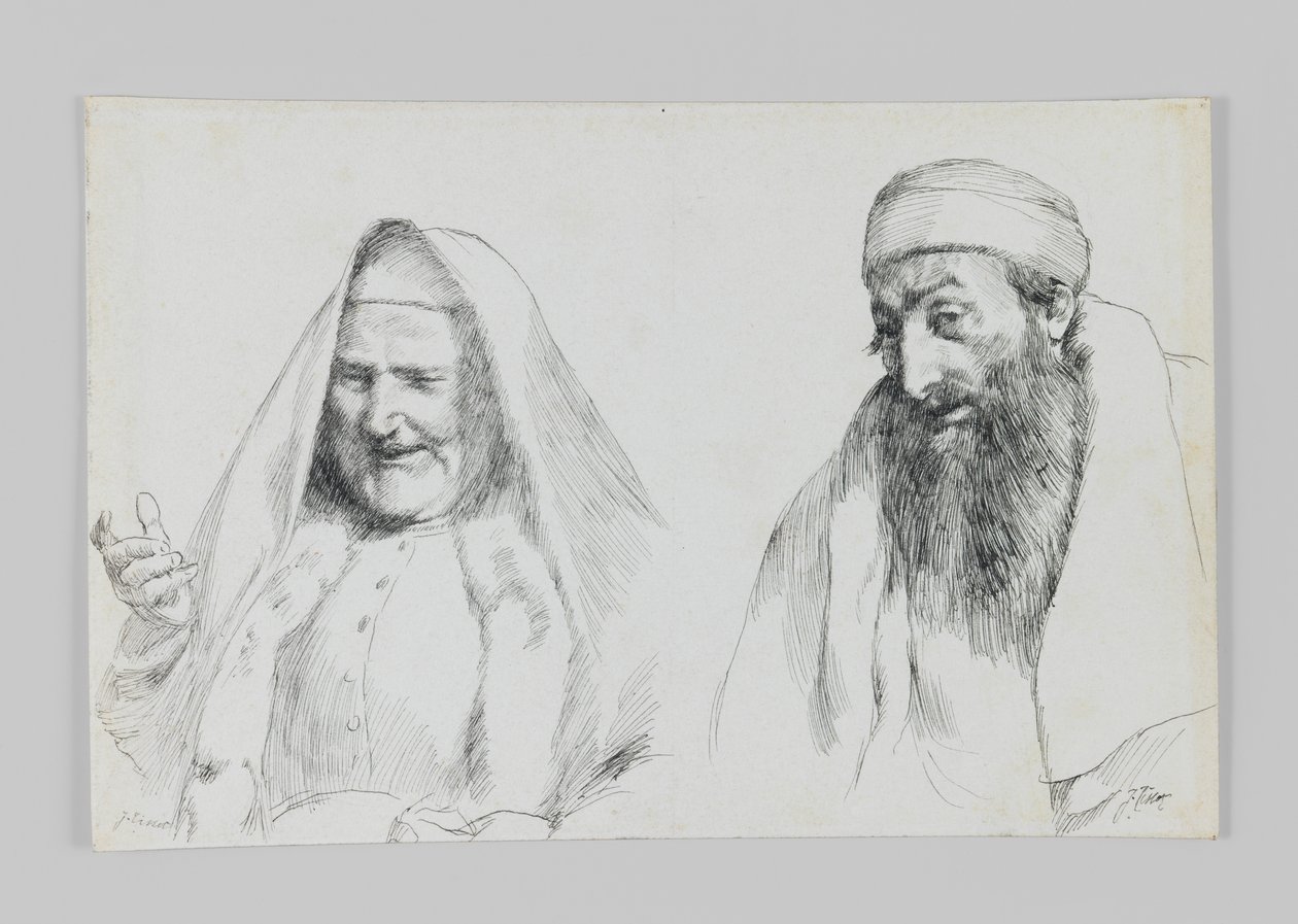 Żyd i Żydówka, ilustracja z Życia naszego Pana Jezusa Chrystusa autorstwa James Jacques Joseph Tissot