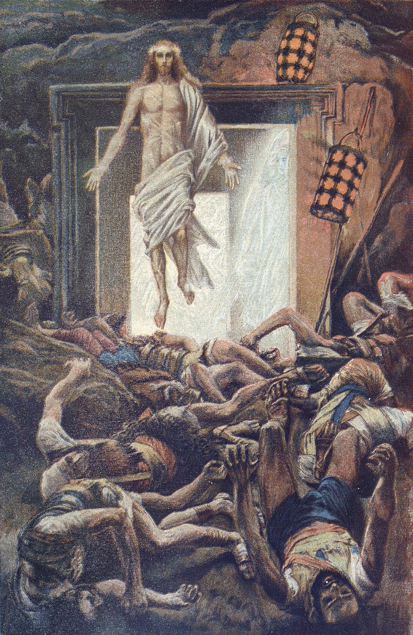 La Resurrection – Zmartwychwstanie – z „Życia naszego Pana Jezusa Chrystusa”” – 1899 James Tissot – La vie de notre seigneur Jesus Christ – Jacques Joseph autorstwa James Jacques Joseph Tissot