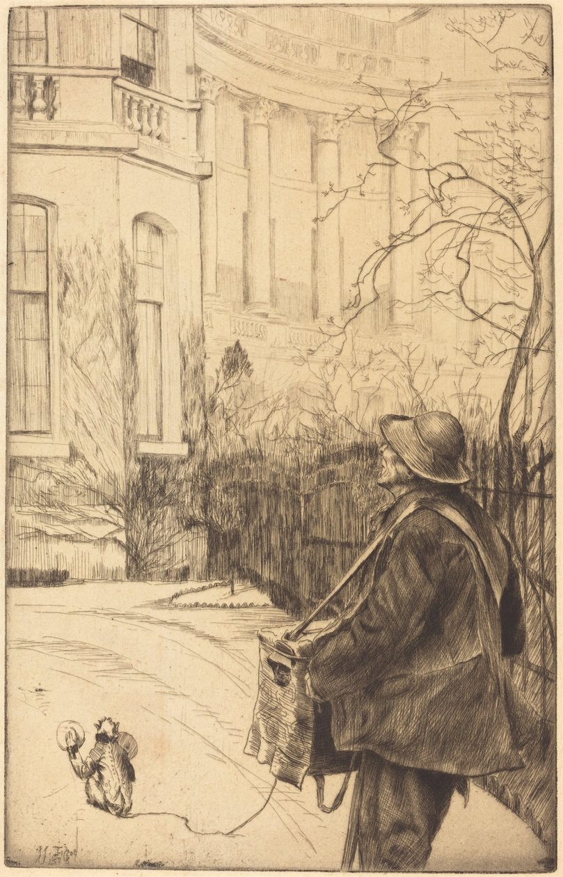 Kataryniarz autorstwa James Jacques Joseph Tissot