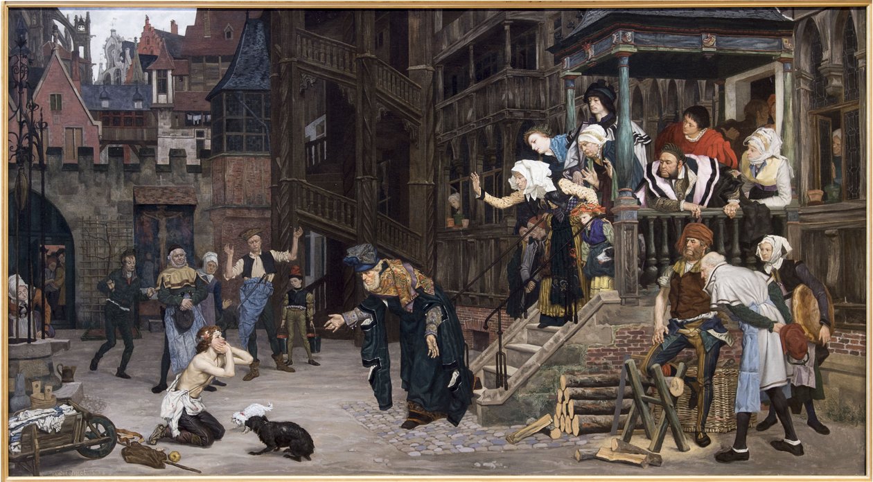 Powrót syna marnotrawnego, 1862 (olej na płótnie) autorstwa James Jacques Joseph Tissot